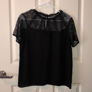 Black lacey blouse